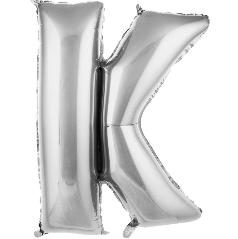 Folyo Balon Gümüş K 40 İnç 100 Cm